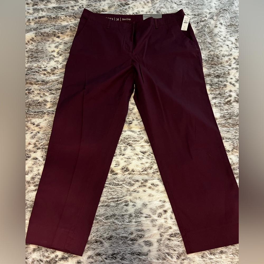 Talbots Slim Crop Pants